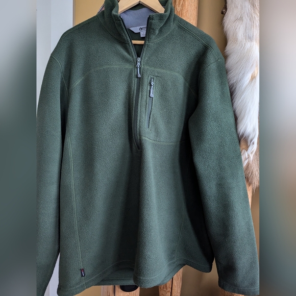 Guide Series, Men's Quarter Zip, Size Large, Forrest Green - Picture 4 of 7